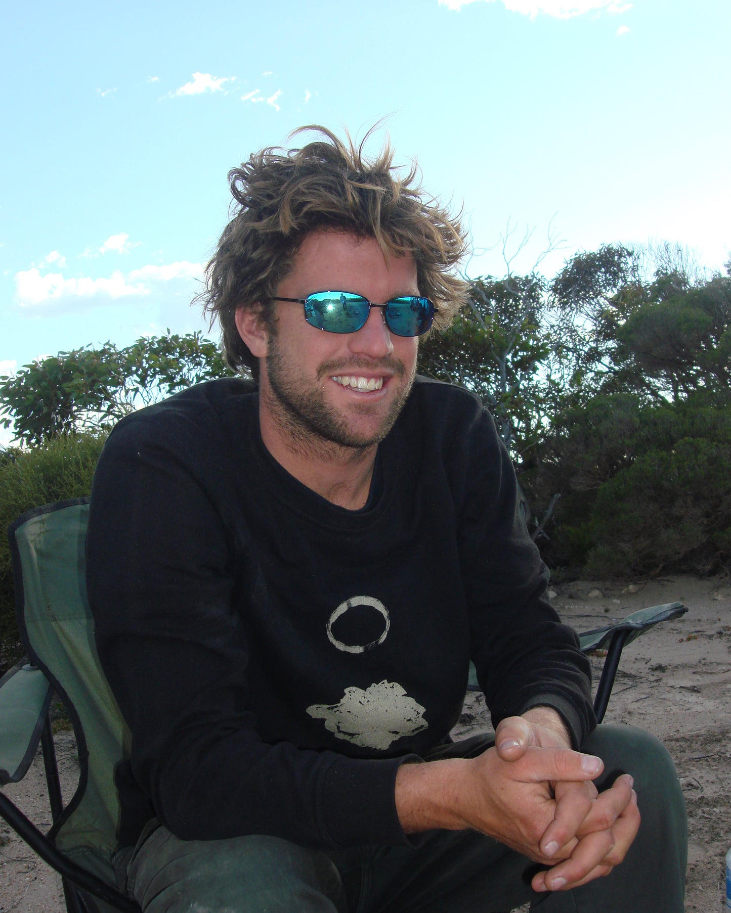 CALIFORNICATION - POLISHED GUNMETAL / BLUE REFLECTIVE