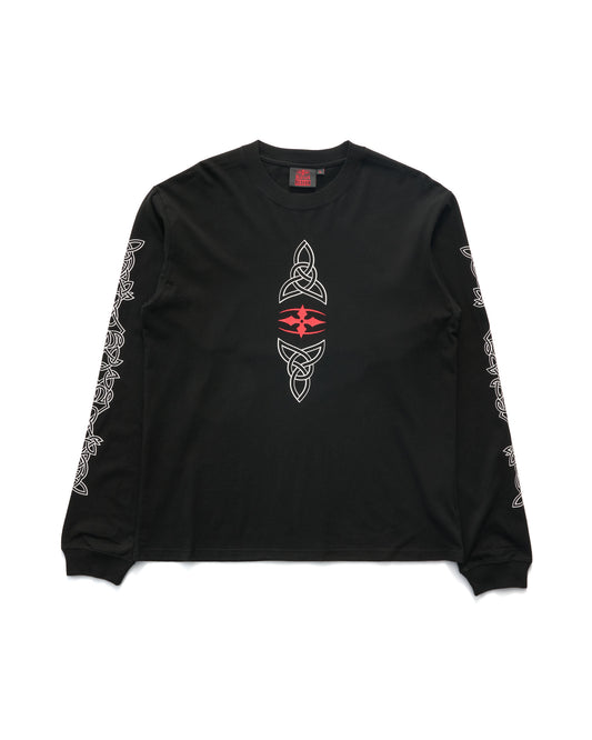 ICON LONG SLEEVE TEE - BLACK