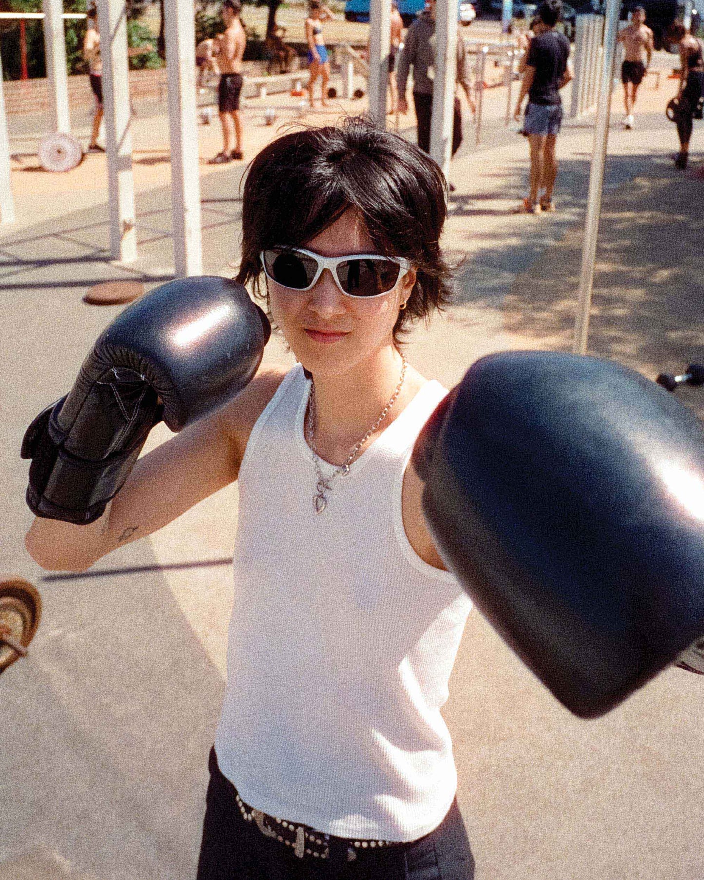 TEENAGE ZERO - MATTE BLACK / BLACK POLARISED