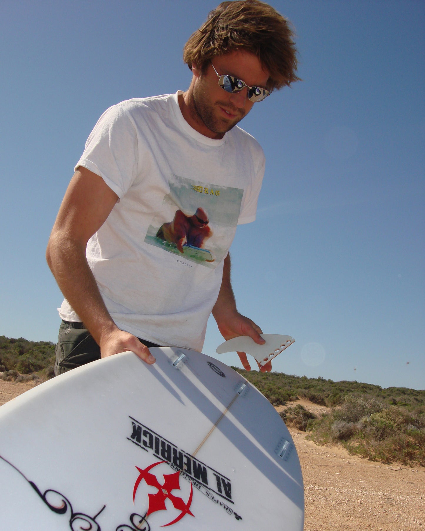 CALIFORNICATION - POLISHED GUNMETAL / BLUE REFLECTIVE