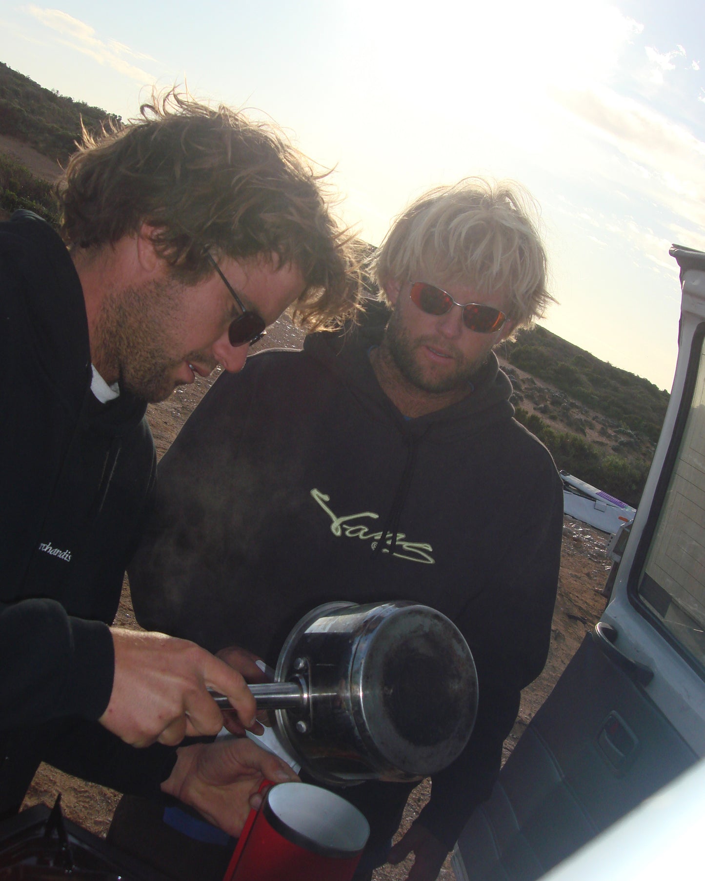 CALIFORNICATION - POLISHED GUNMETAL / BLUE REFLECTIVE