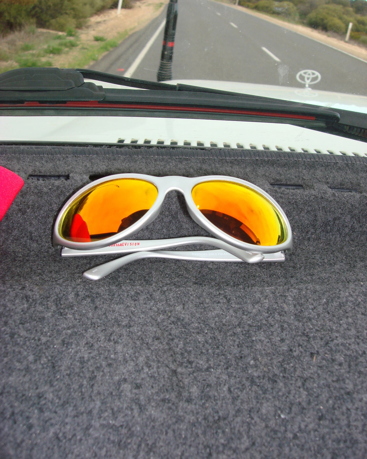 MORPHINE - MATTE CHROME / ORANGE REFLECTIVE POLARISED