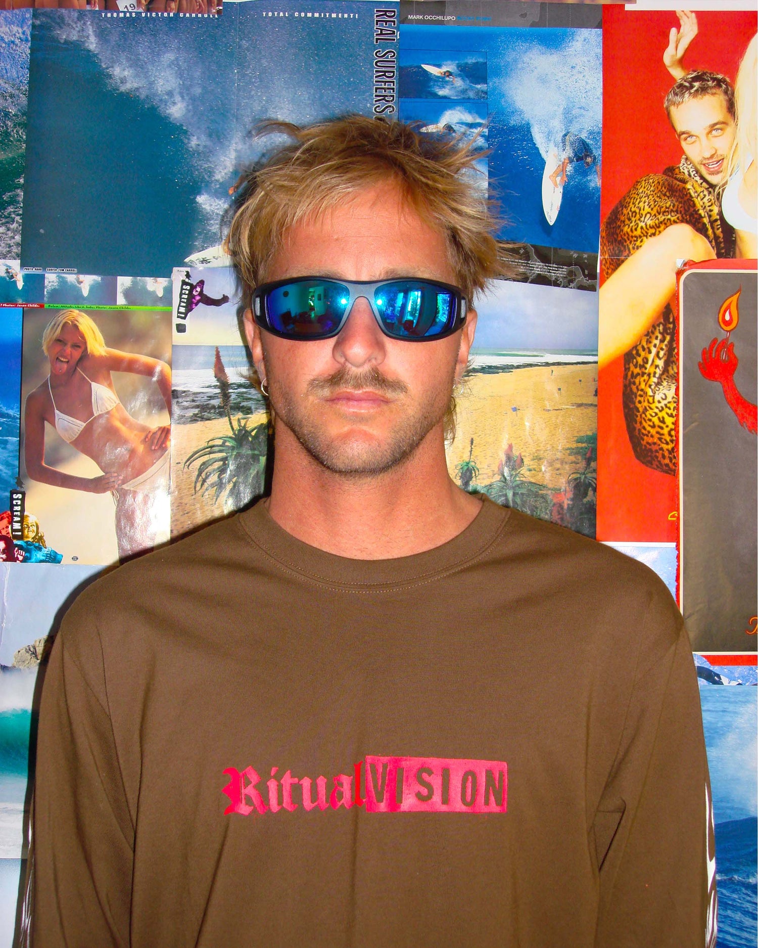 DRAGSTER - MATTE BLACK / BLUE REFLECTIVE POLARISED