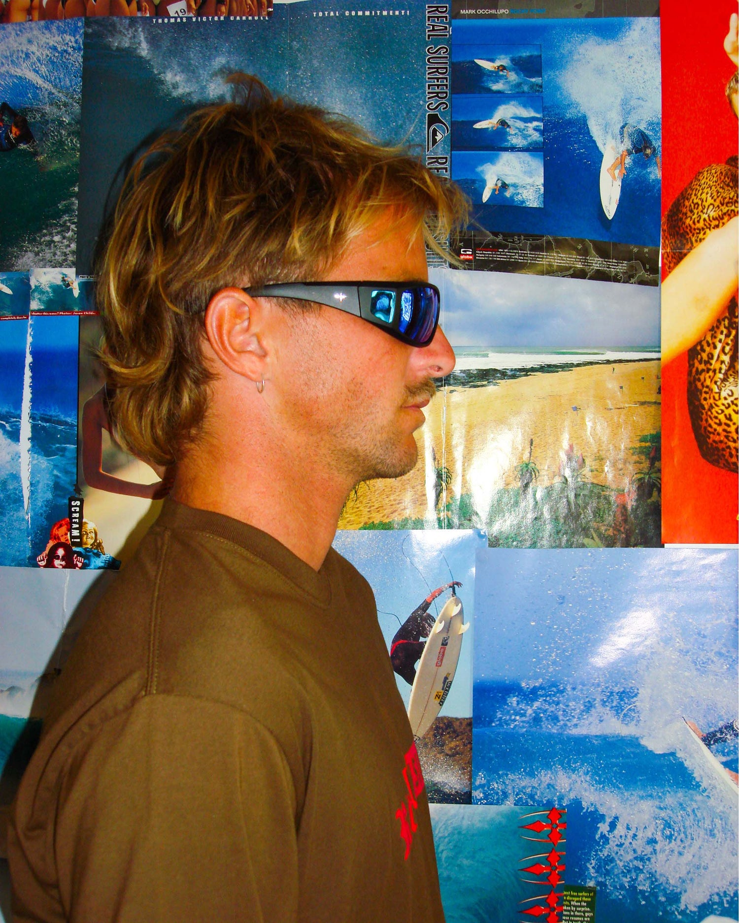 DRAGSTER - MATTE BLACK / BLUE REFLECTIVE POLARISED