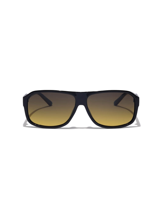 THE EXECUTIVE  - POLISHED BLACK / AMBER FADE POLARISED