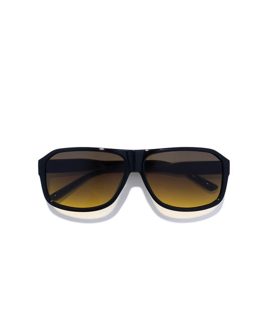 THE EXECUTIVE  - POLISHED BLACK / AMBER FADE POLARISED