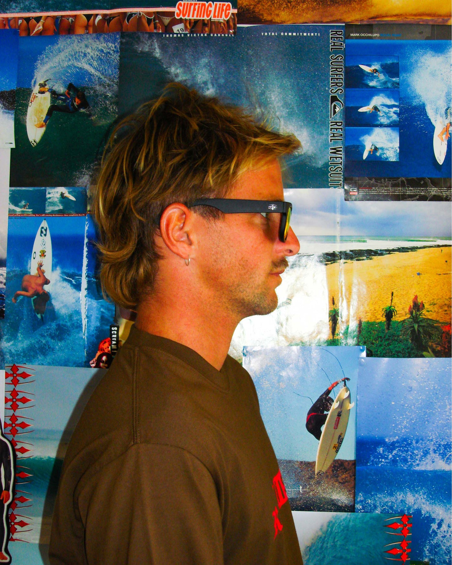 BAD HABIT  - MATTE BLACK / ORANGE REFLECTIVE POLARISED