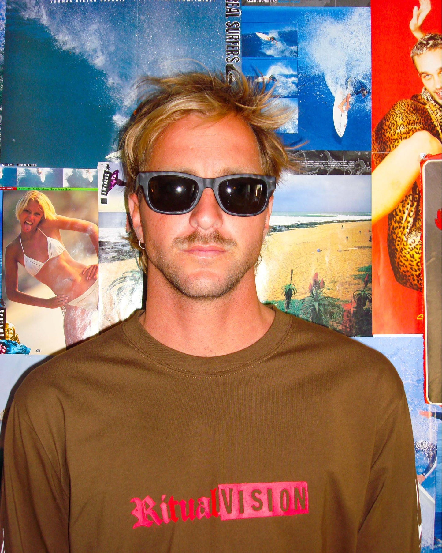 BAD HABIT  - MATTE SMOKEY TORTOISE / GREEN POLARISED