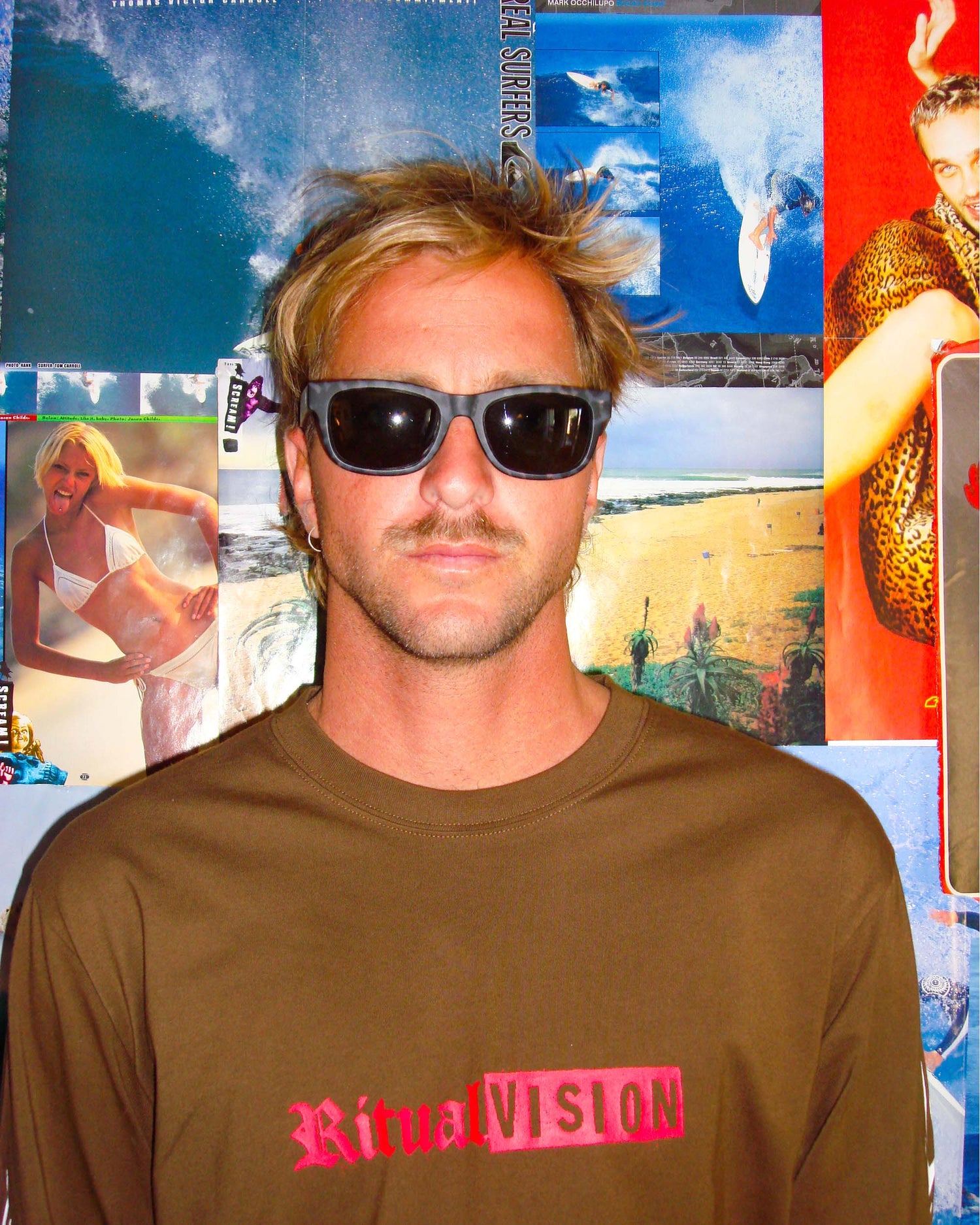 BAD HABIT  - MATTE SMOKEY TORTOISE / GREEN POLARISED