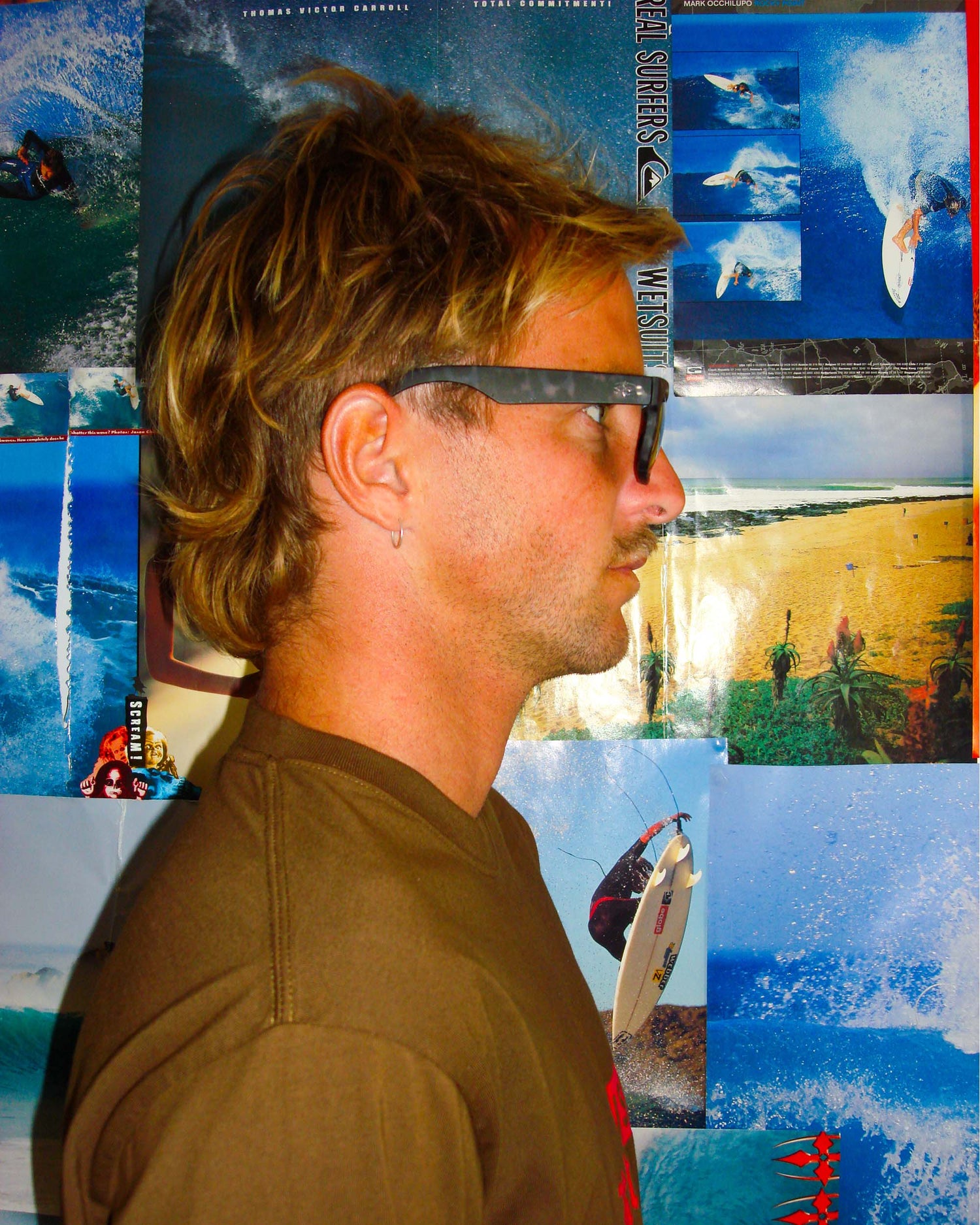 BAD HABIT  - MATTE SMOKEY TORTOISE / GREEN POLARISED