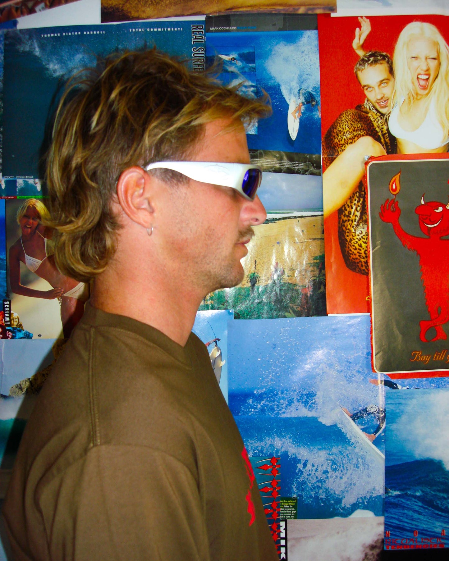 PARASITE - MATTE CHROME / BLUE REFLECTIVE POLARISED