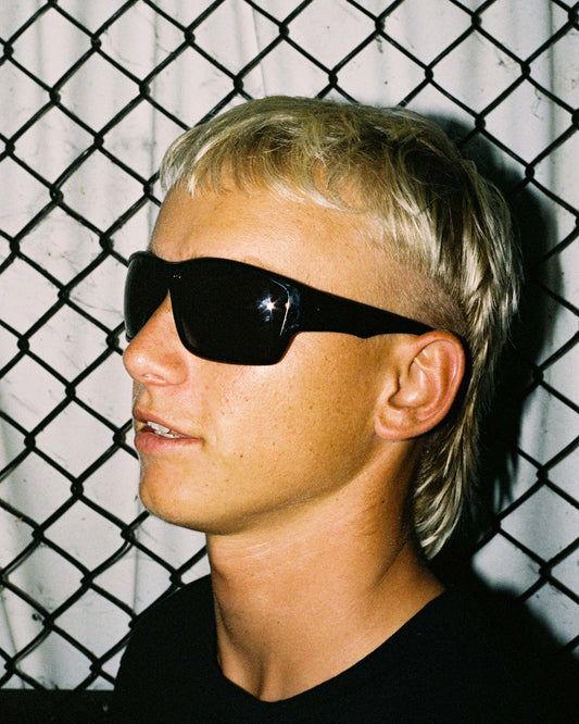 THE DECLINE - MATTE BLACK / BLUE REFLECTIVE POLARISED