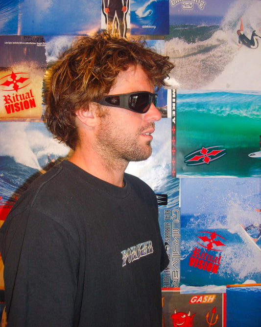 THE VACATIONER - MATTE BLACK / BLACK POLARISED