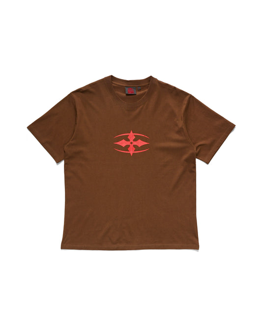 SYMBOL CORE TEE - BROWN