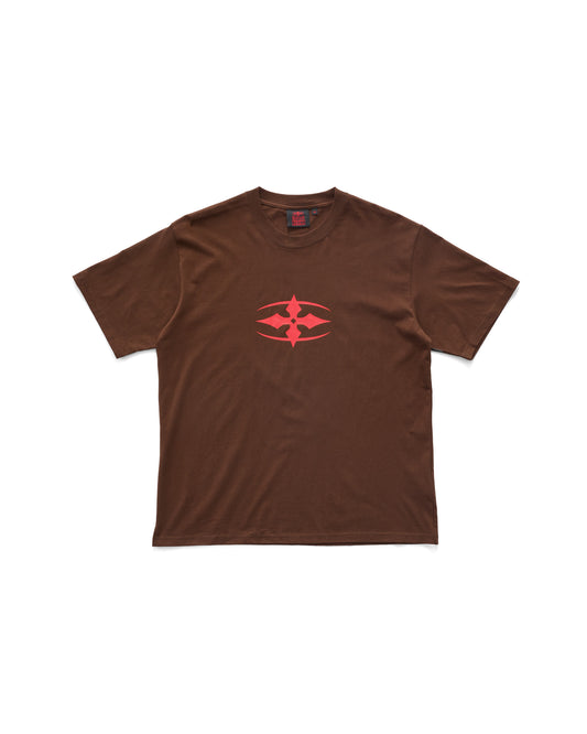 SYMBOL CORE TEE - BROWN