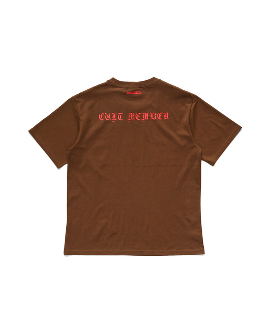 SYMBOL CORE TEE - BROWN