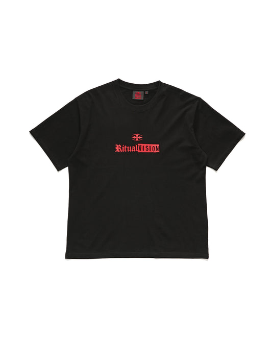 STACKED TEE - BLACK