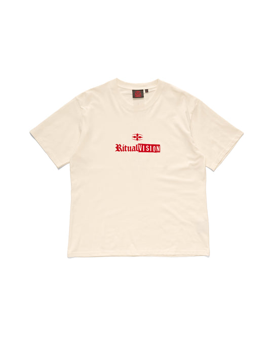 STACKED TEE - VINTAGE WHITE