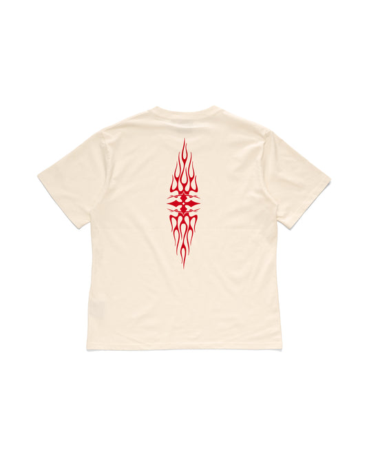 STACKED TEE - VINTAGE WHITE