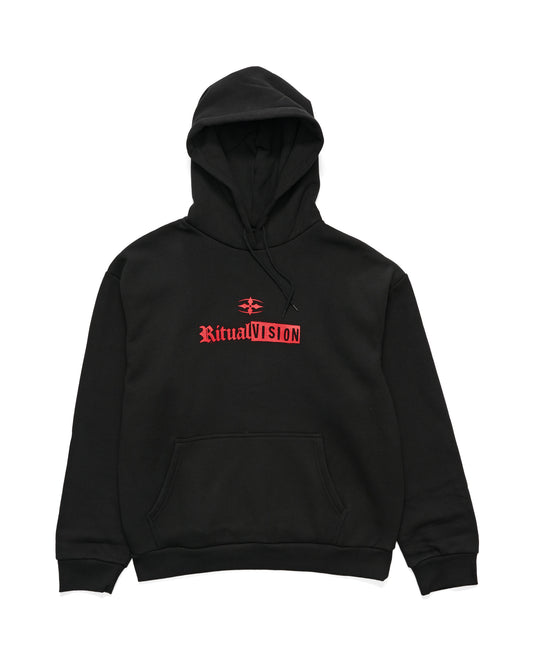 STACKED HOODIE - BLACK
