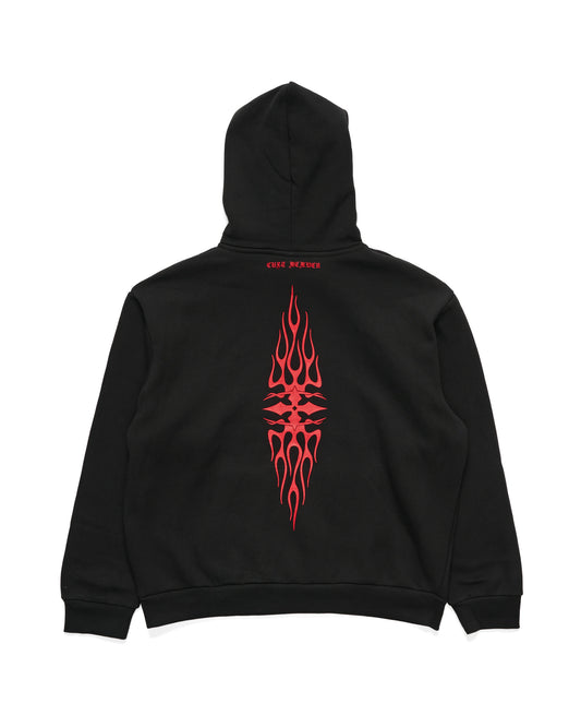 STACKED HOODIE - BLACK