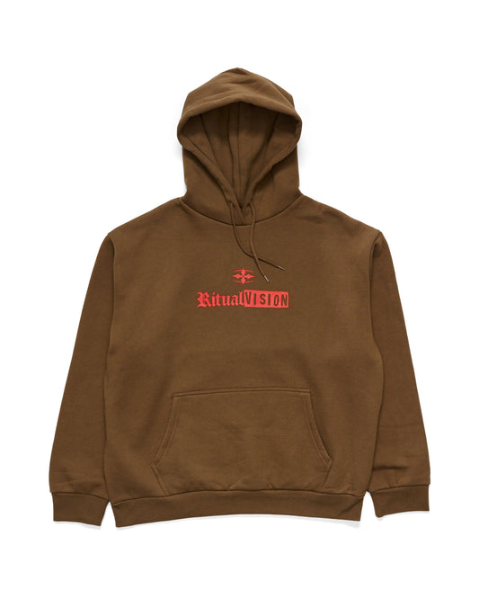 STACKED HOODIE - CHOCOLATE