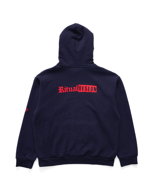TEENAGE ZERO HOODIE - NAVY