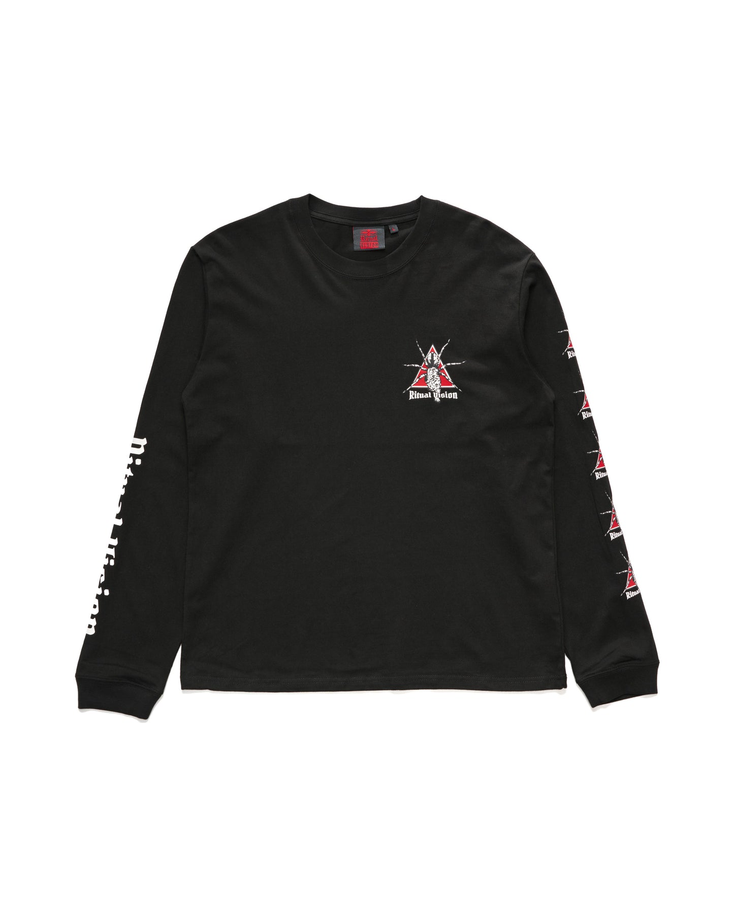 SPIDER TIGER LONG SLEEVE TEE - BLACK