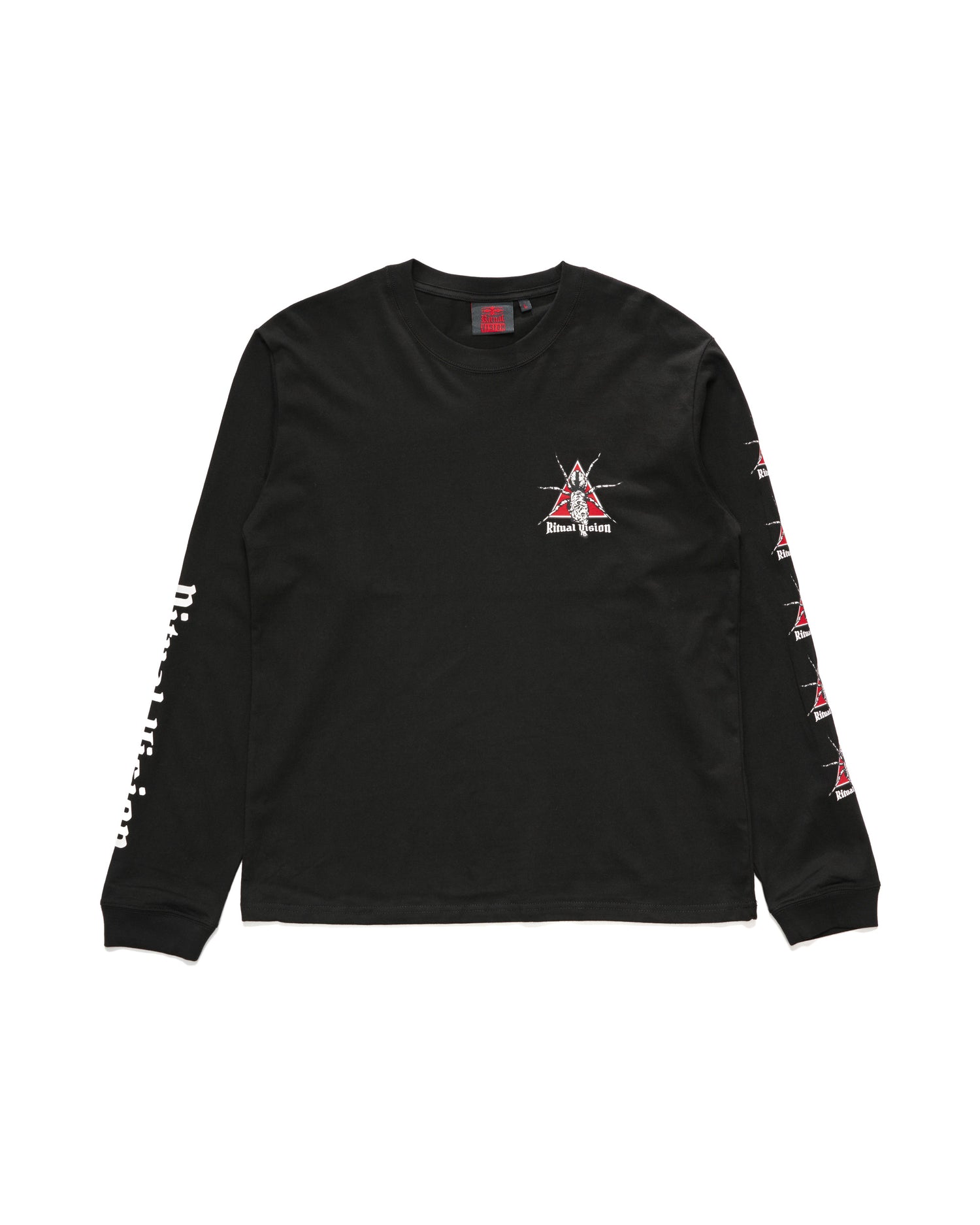SPIDER TIGER LONG SLEEVE TEE - BLACK