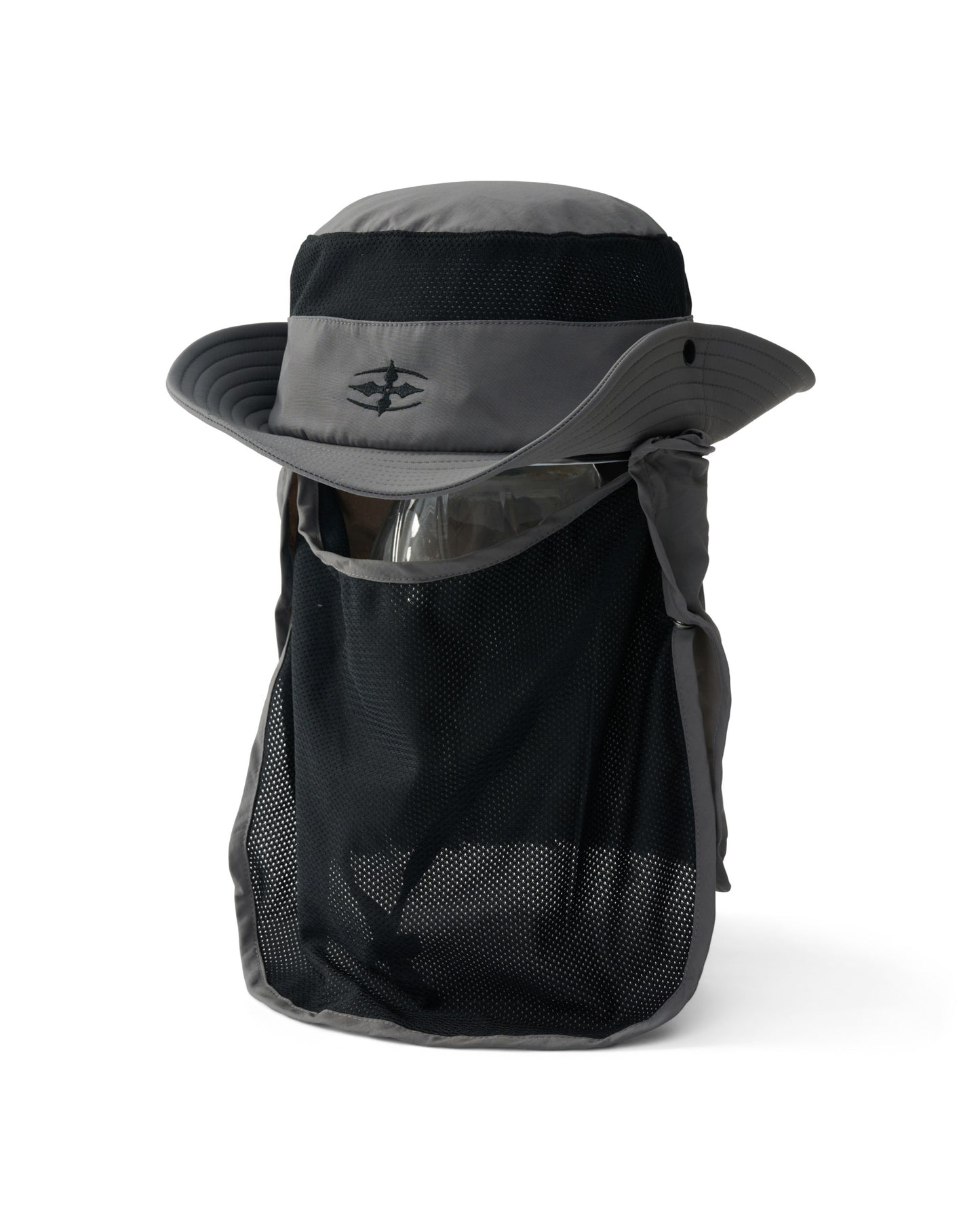 SYMBOL WIDE-BRIM CONVERTIBLE HAT - GREY STEALTH