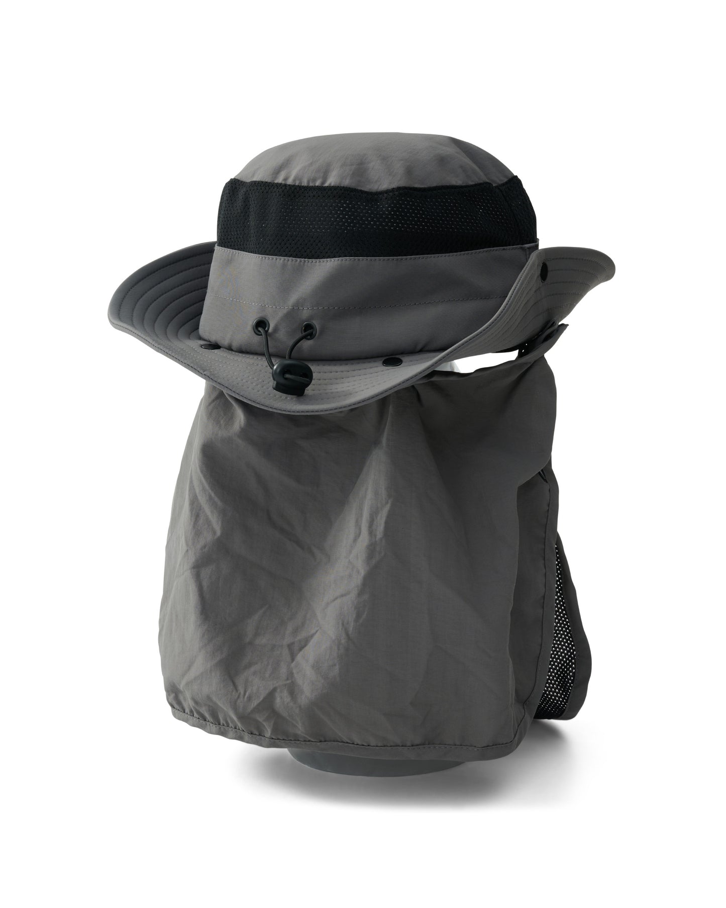 SYMBOL WIDE-BRIM CONVERTIBLE HAT - GREY STEALTH