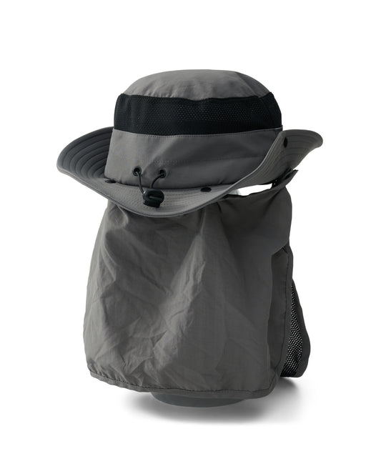 SYMBOL WIDE-BRIM CONVERTIBLE HAT - GREY STEALTH