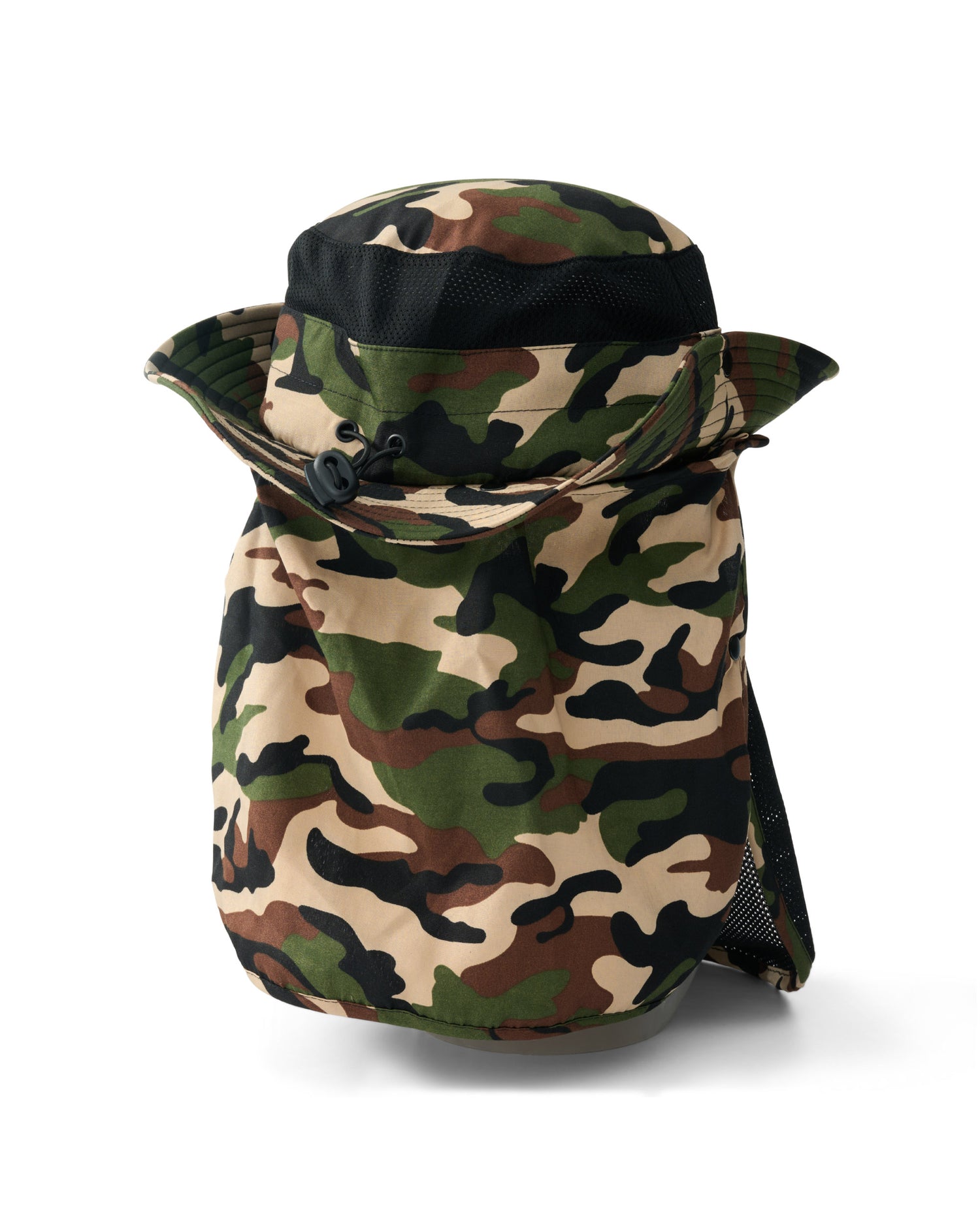 SYMBOL WIDE-BRIM CONVERTIBLE HAT - MILITARY GREEN