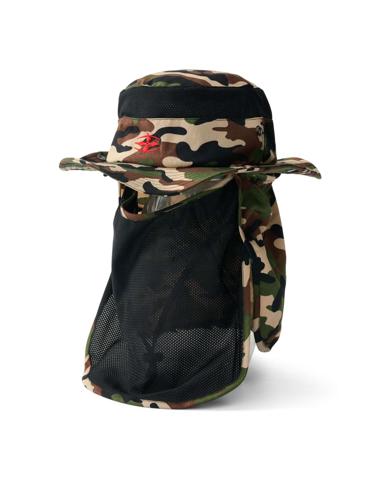 SYMBOL WIDE-BRIM CONVERTIBLE HAT - MILITARY GREEN
