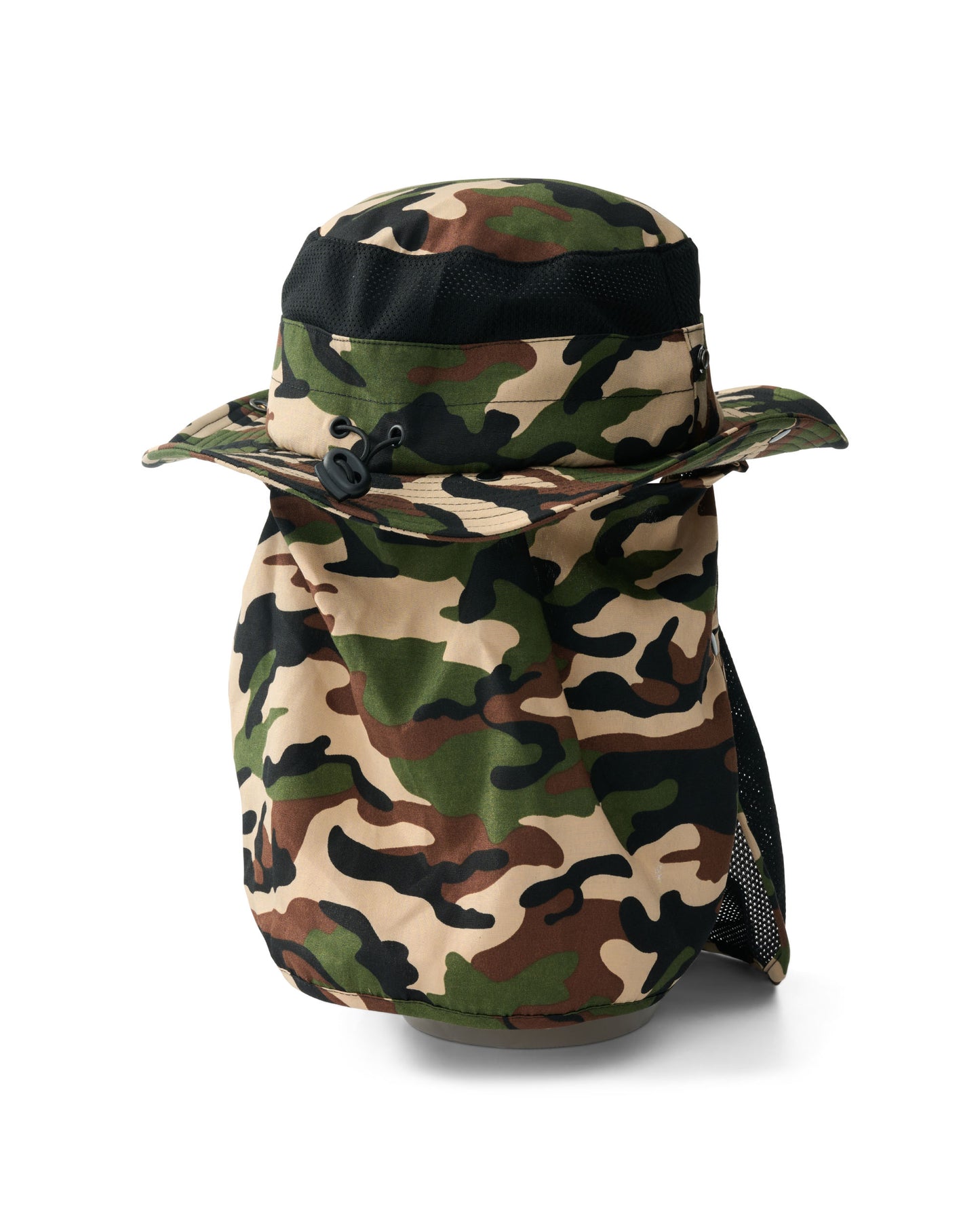 SYMBOL WIDE-BRIM CONVERTIBLE HAT - MILITARY GREEN