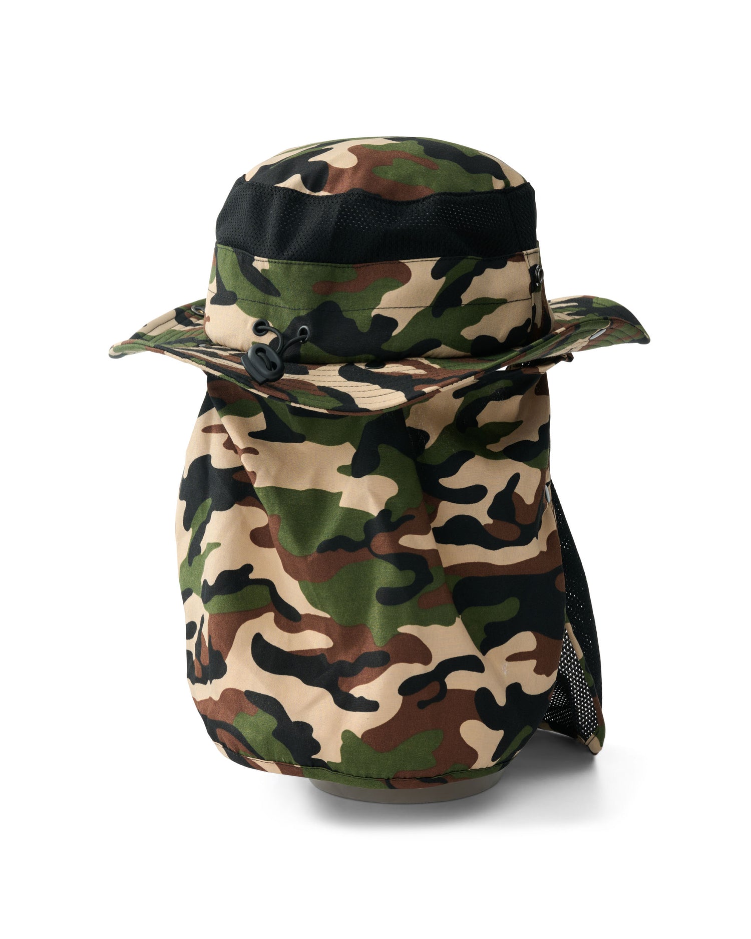 SYMBOL WIDE-BRIM CONVERTIBLE HAT - MILITARY GREEN