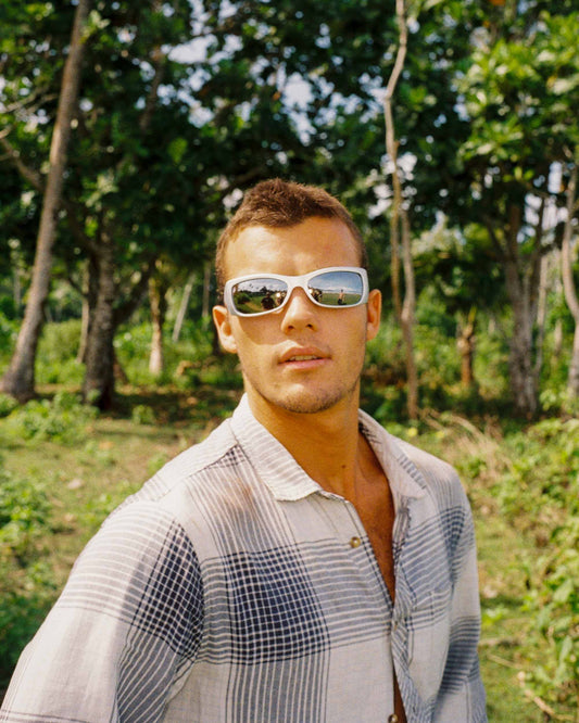 SABOTAGE - MATTE CHROME / SILVER REFLECTIVE POLARISED